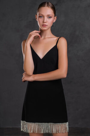 Dress With Swarovski Deco Detail