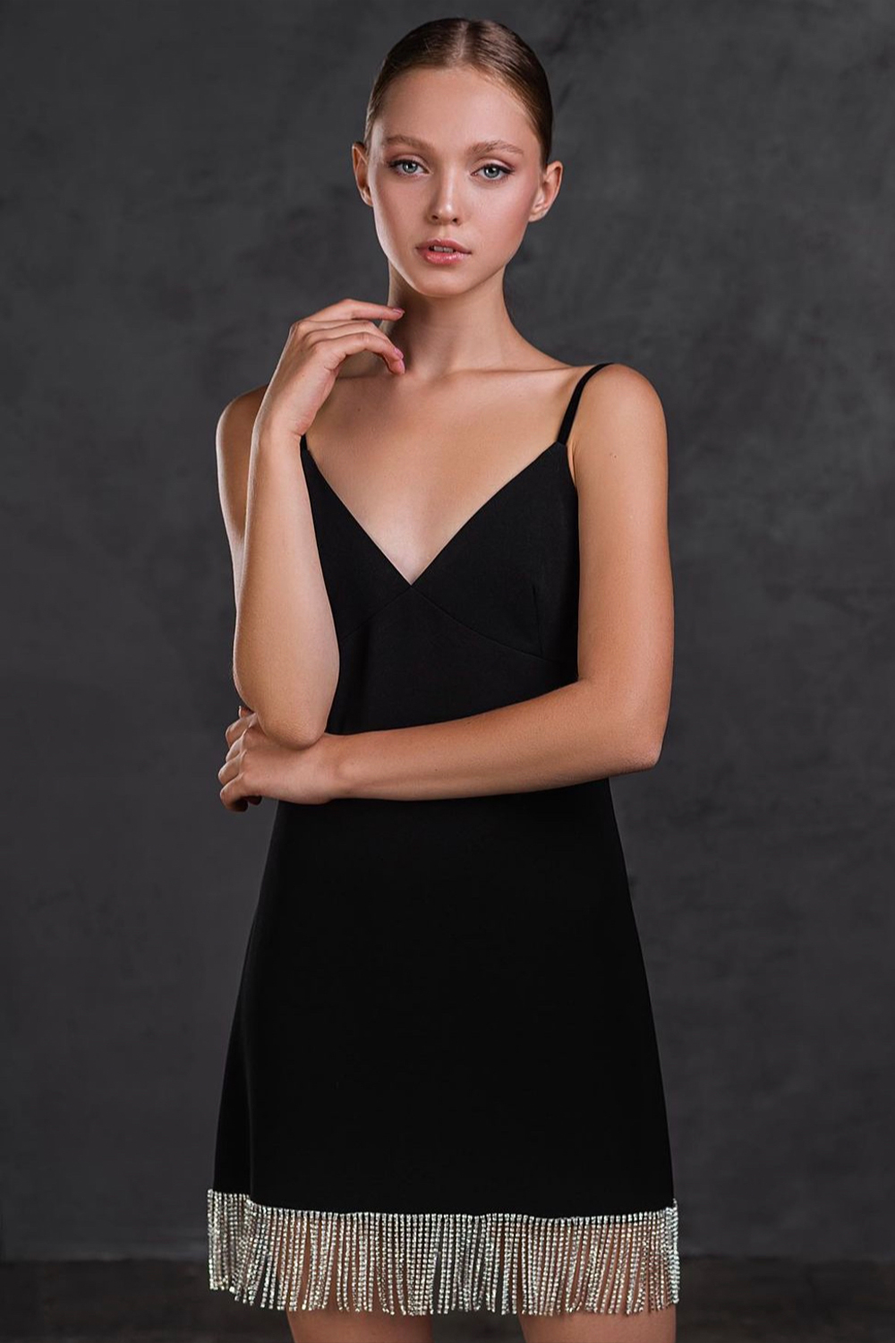 Dress With Swarovski Deco Detail