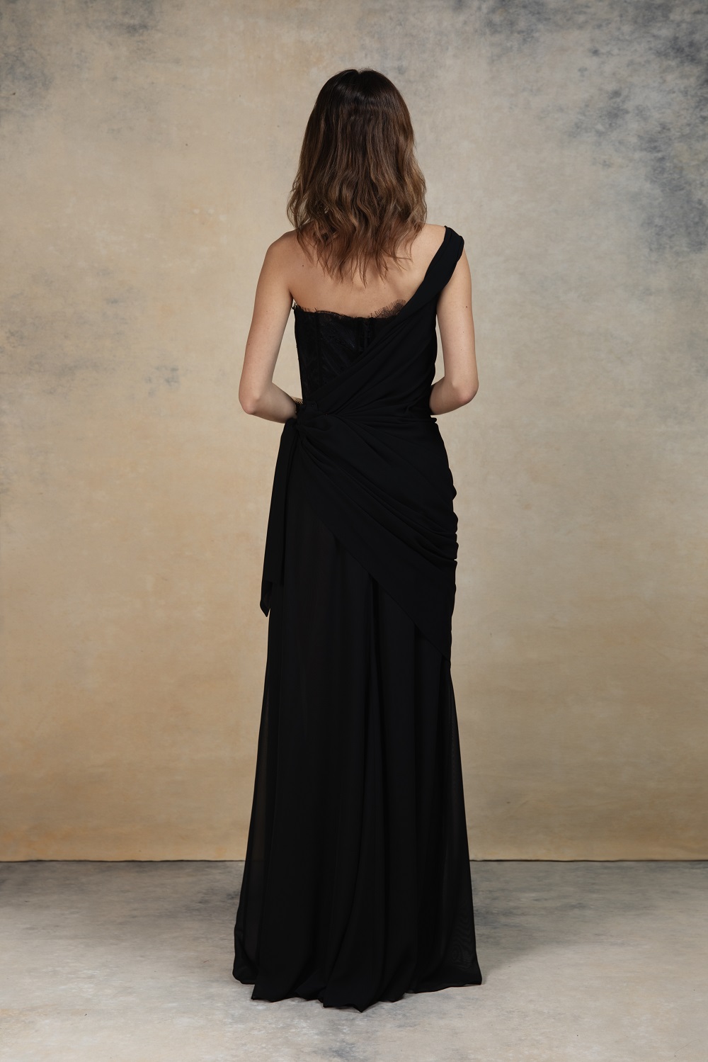 Lace Black Long Dress