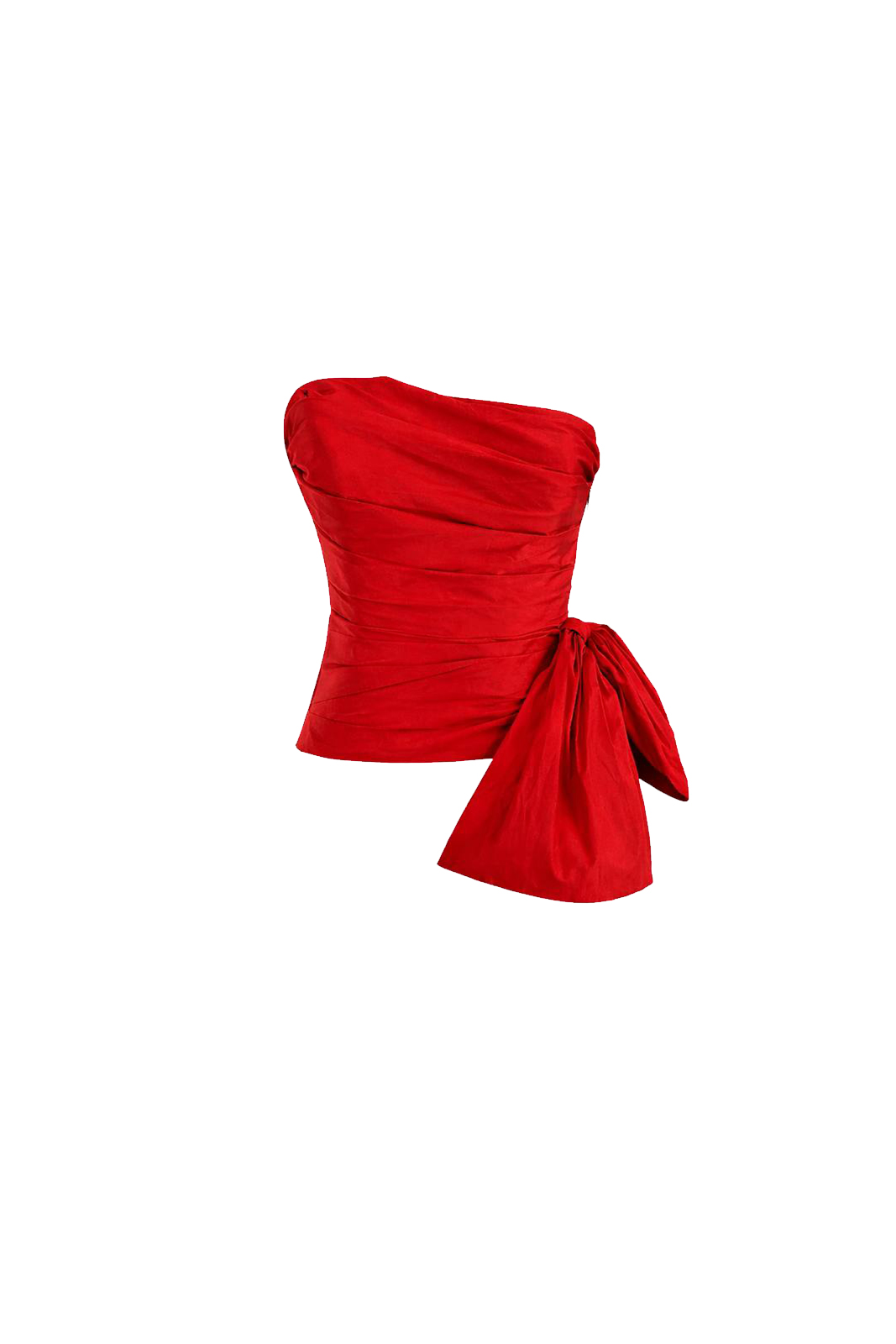 Taffeta Corsage with Bow