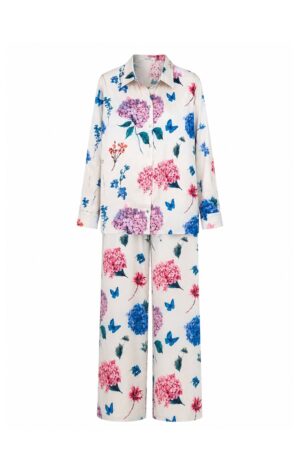 Blue Italian Silk Suit